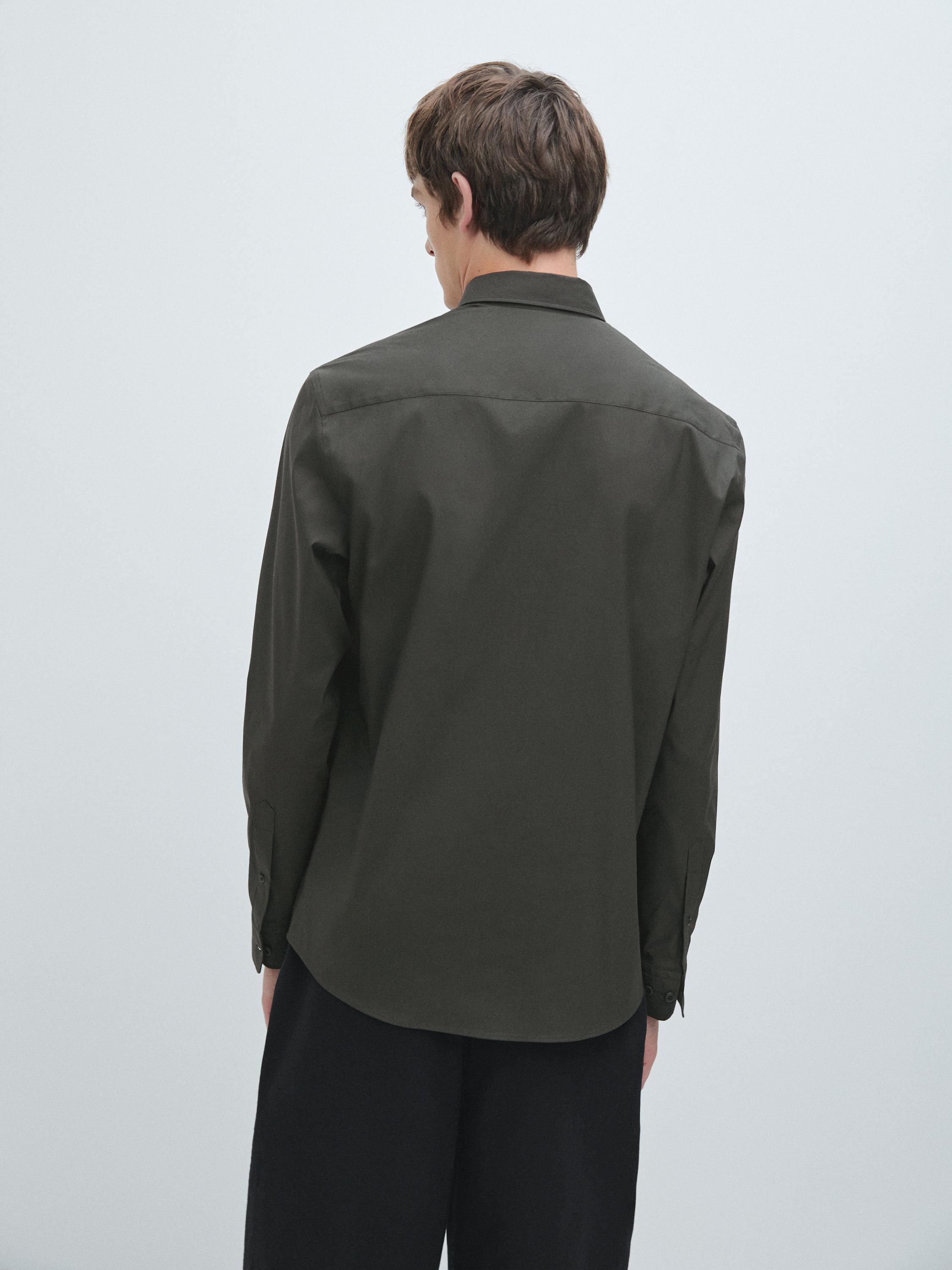 Slim fit stretch shirt